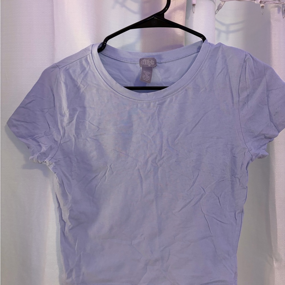 Tilly's Light Blue Short Sleeve Tee